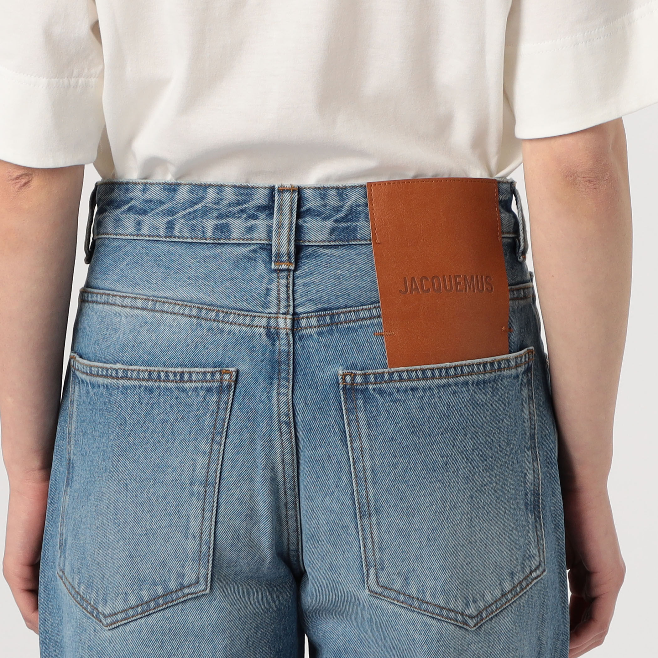 JACQUEMUS LE DE-NIMES LARGE コットン デニムパンツ