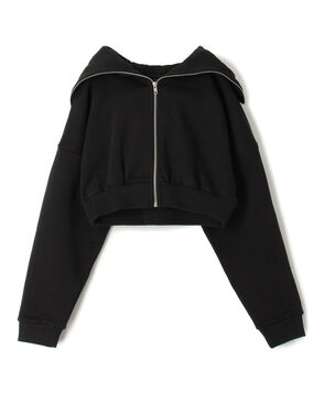 entire studios CROPPED FULL ZIP フーディー