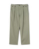60/2コットンギャバジン 1タックペグトップパンツ
