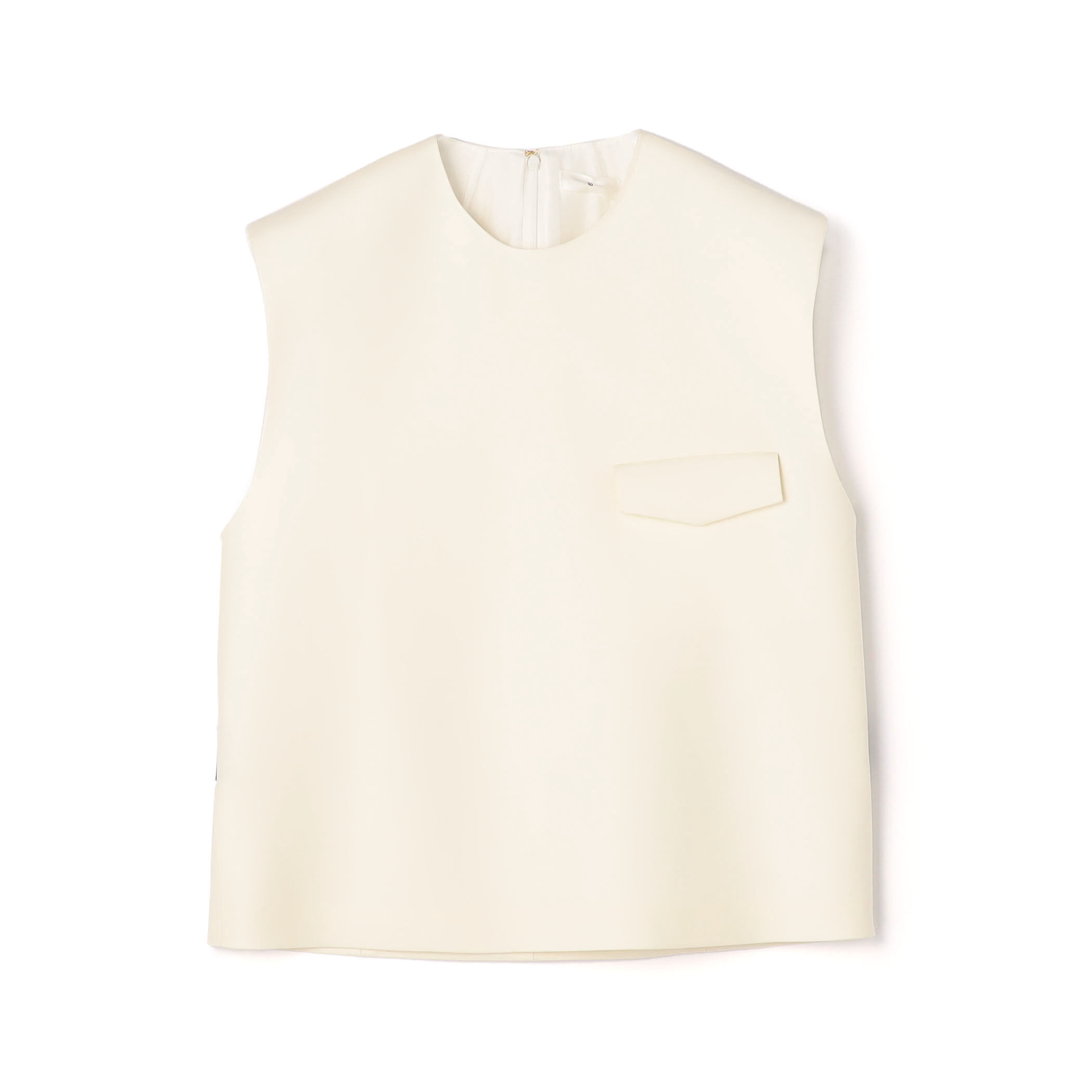 ウールシルク レザーベルトジレ｜トゥモローランド 公式通販