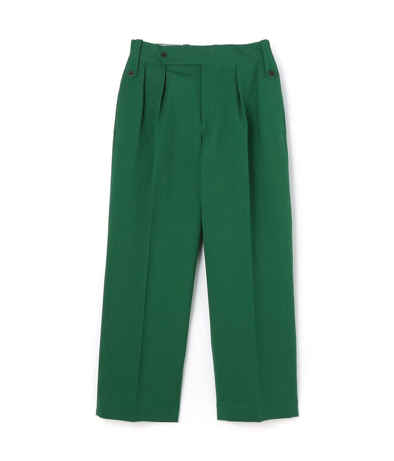 Tangent British army chinos リネンコットン ワイドパンツ