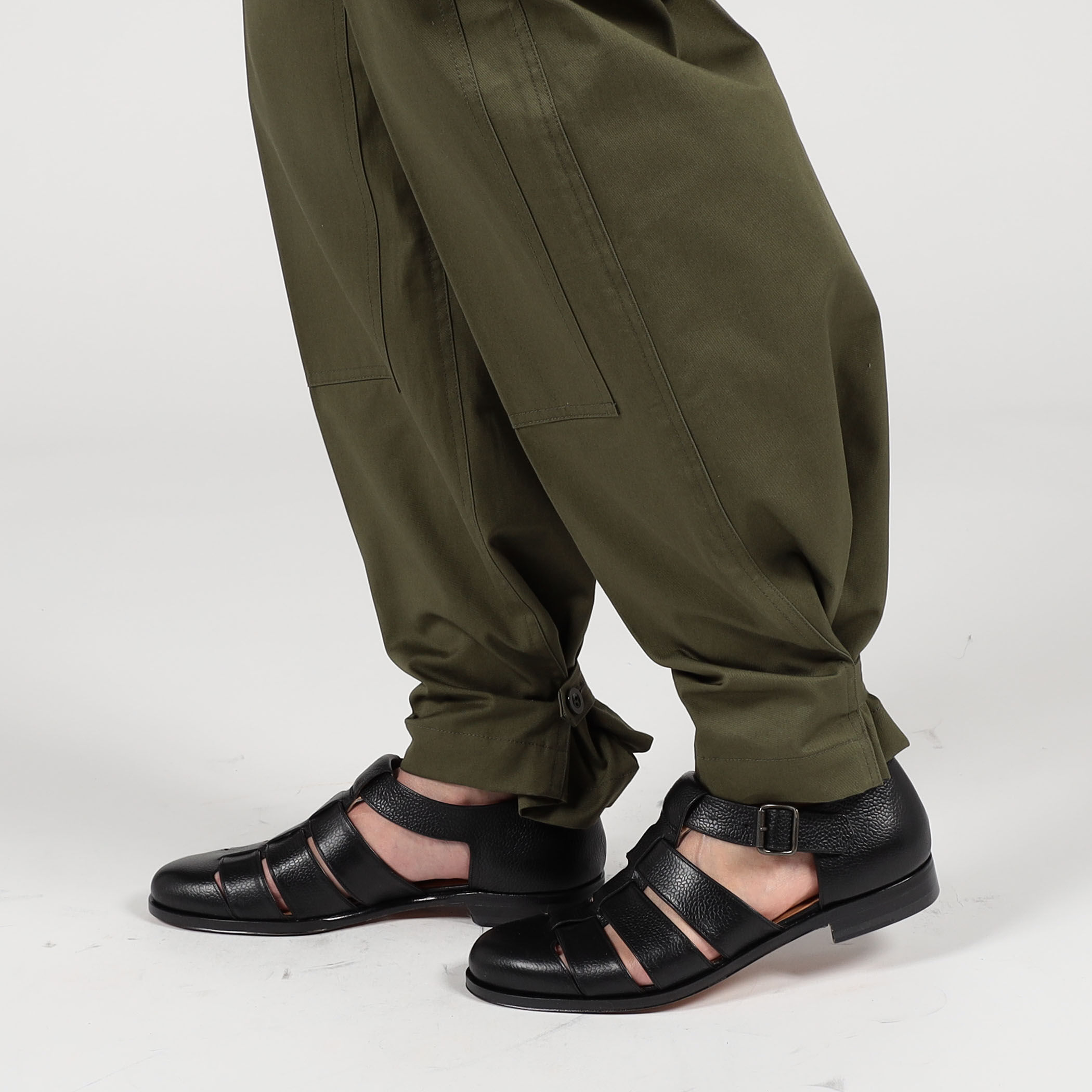 TANGENT 70`s Dutch Army コットン ワイドパンツ