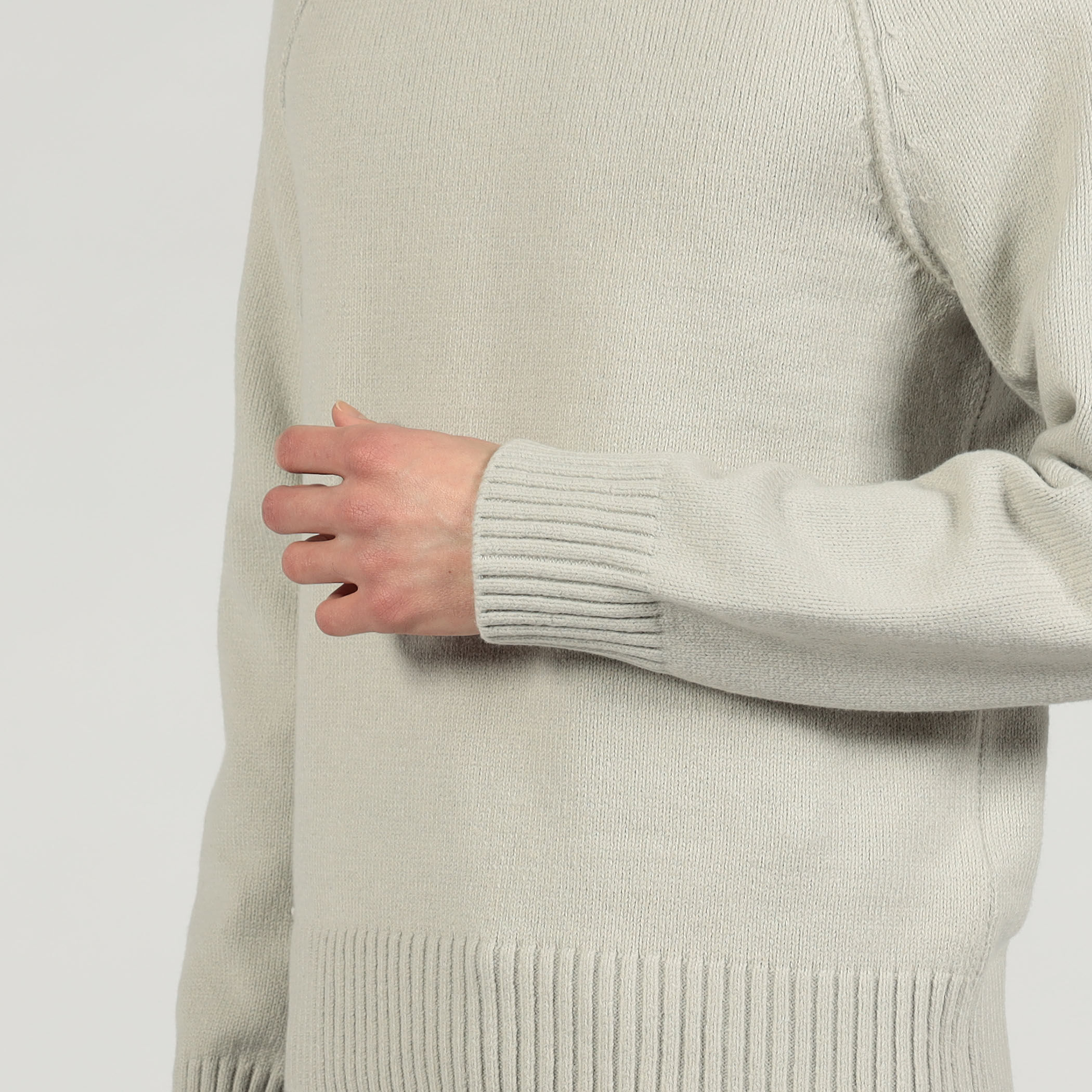 ソフトフェザーウェイト クルーネックプルオーバー MOCK3716