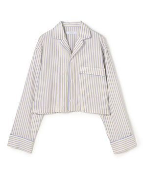 OVERCOAT CROPPED PYJAMA SHIRT
