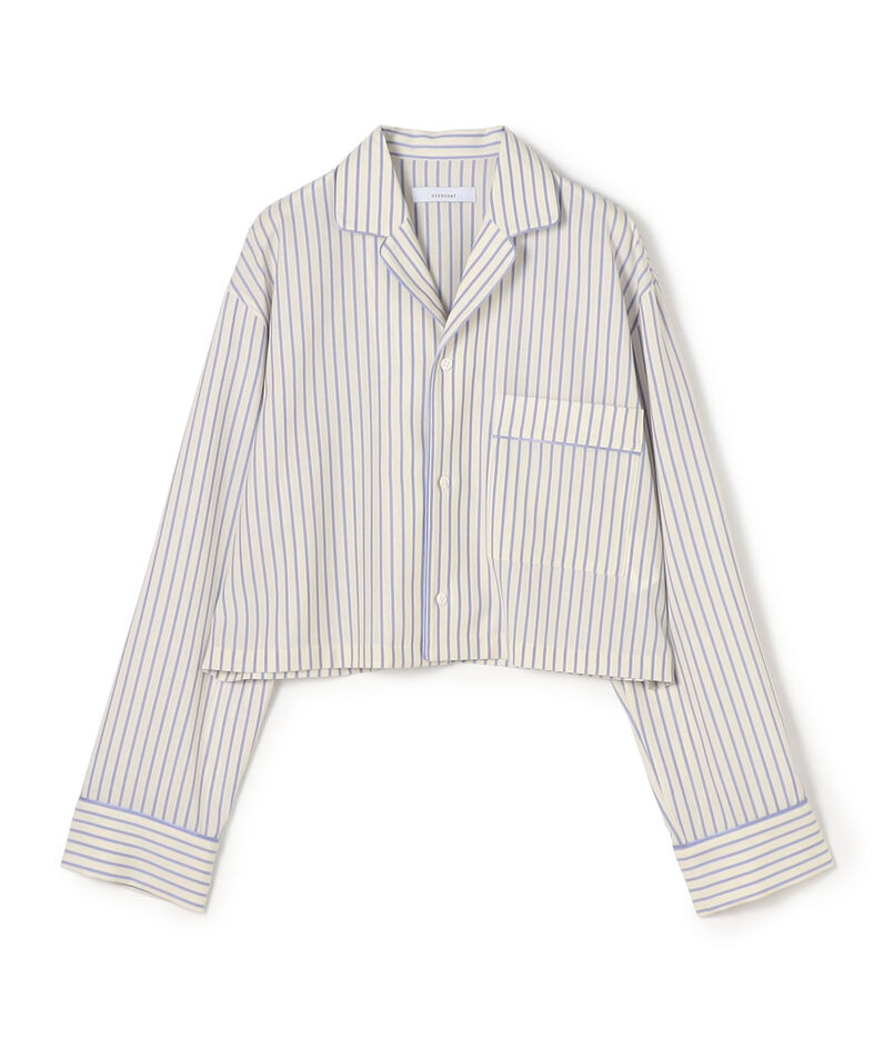 OVERCOAT CROPPED PYJAMA SHIRT