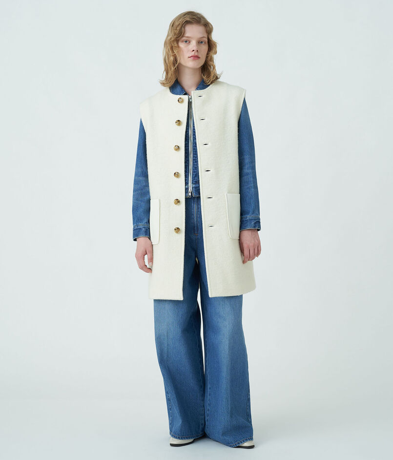 シープパイル クルーネックジレ｜トゥモローランド 公式通販