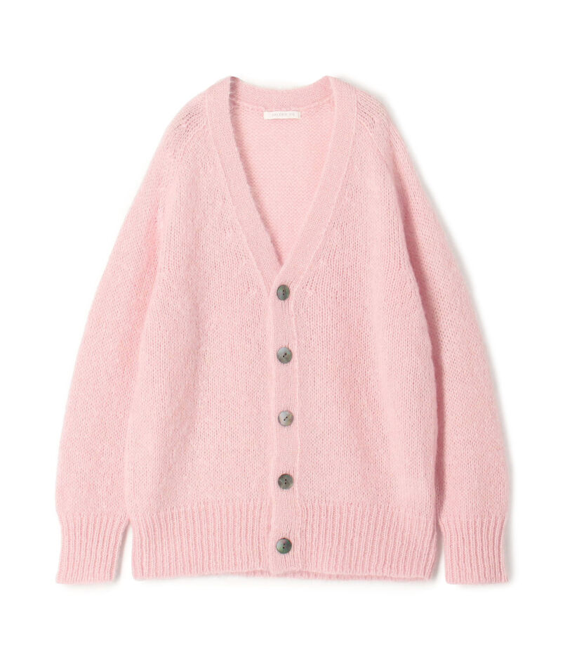 キッドモヘア Vネックカーディガン