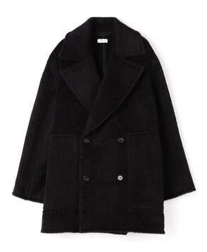 ベビーアルパカブレンド リバーボリュームピーコート