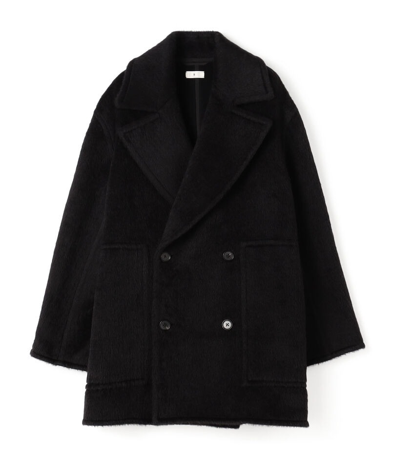 ベビーアルパカブレンド リバーボリュームピーコート