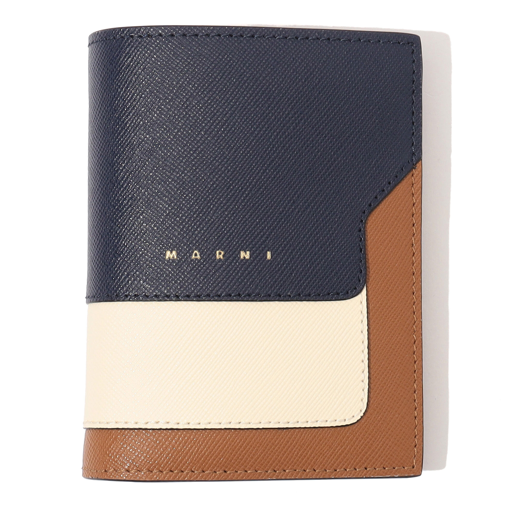 国内買付【MARNI】レザー メンディング 二つ折りウォレット