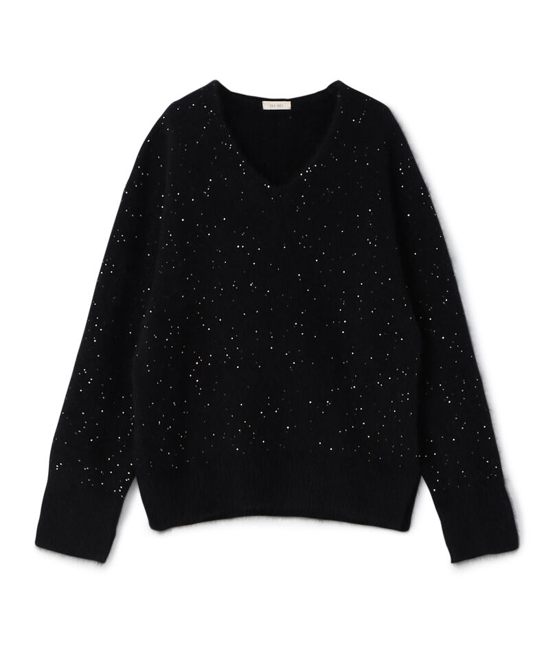 【WEB先行予約】フォックスカシミヤ Vネックプルオーバー