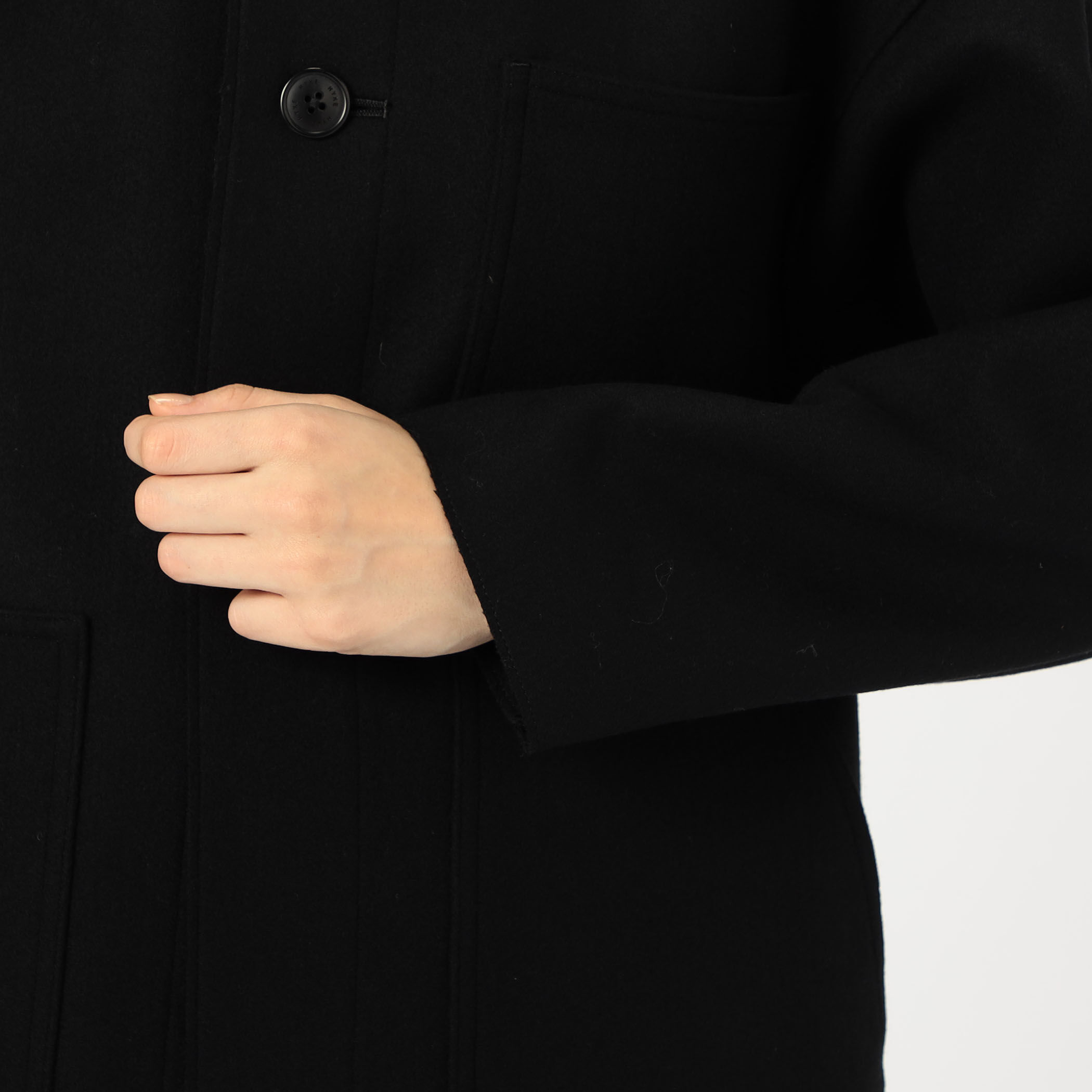 HYKE MELTON HOODED COAT｜トゥモローランド 公式サイト