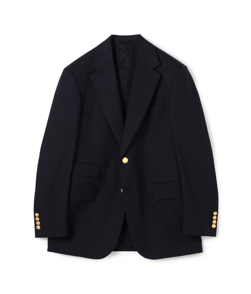 シルクウールモヘヤ シングルブレステッド2Bジャケット NOVARA