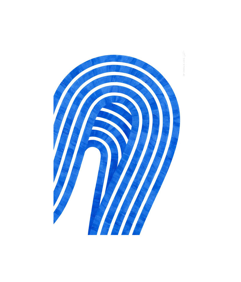 PAPER COLLECTIVE Entropy Blue 01 ポスター