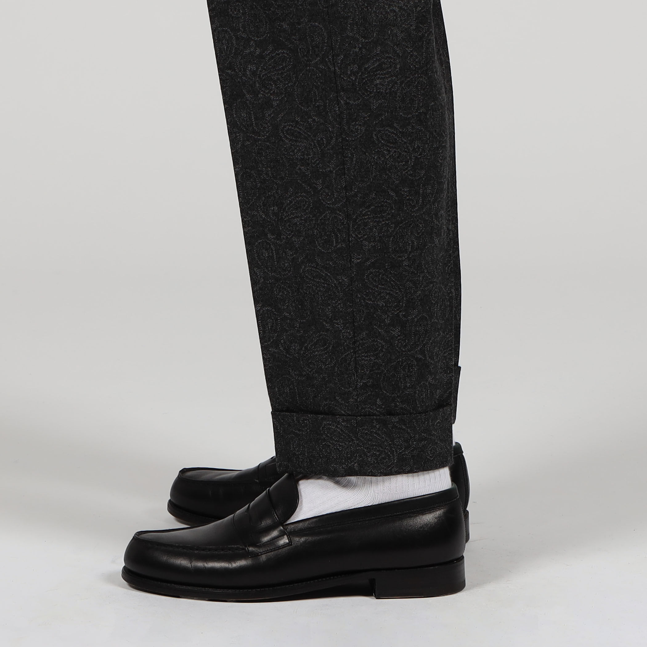 PT TORINO Carrot Fit ウール 2プリーツパンツ