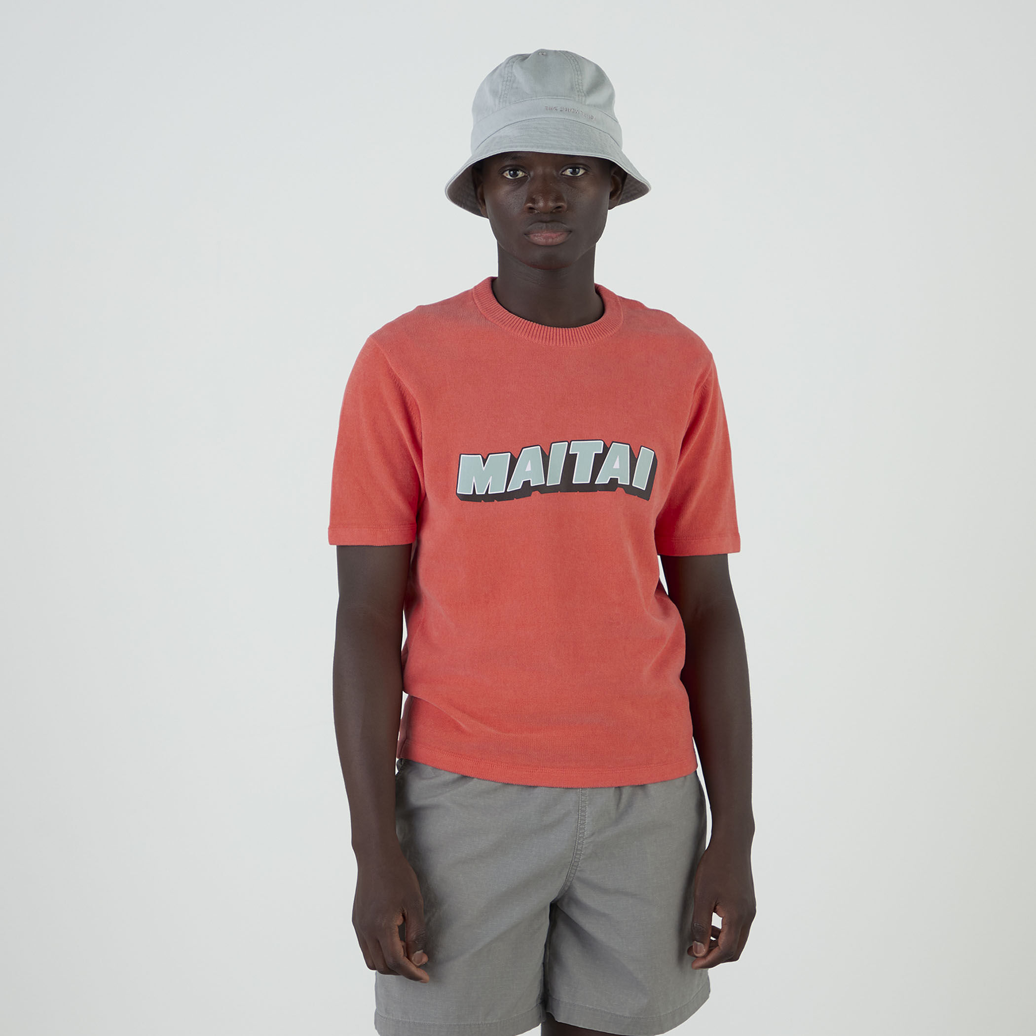 Mai Tai コットンシェニール プリントニットTシャツ｜トゥモローランド