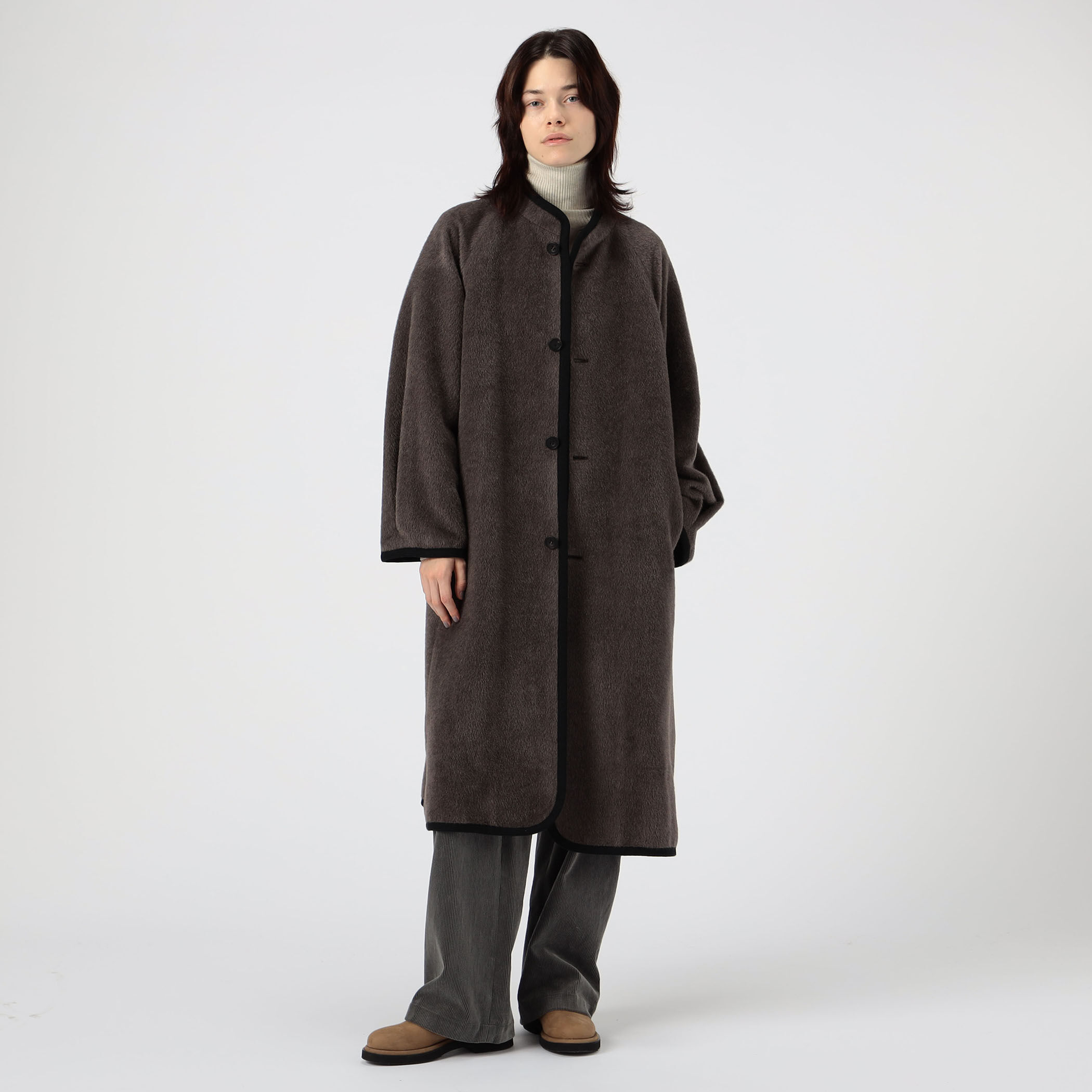 スーリーアルパカシャギー ロングコート｜トゥモローランド 公式通販