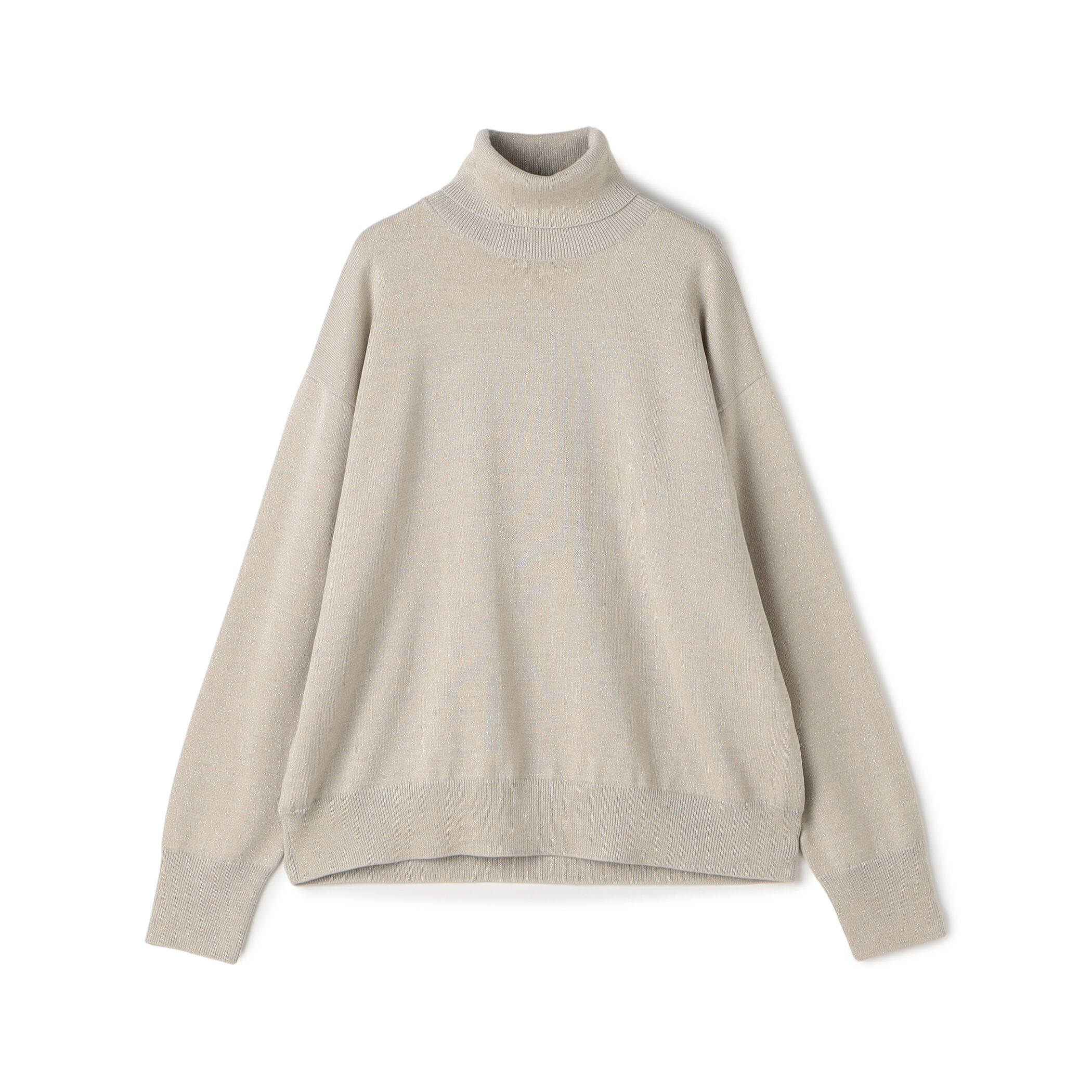 ウーステッドウール タートルネックプルオーバー