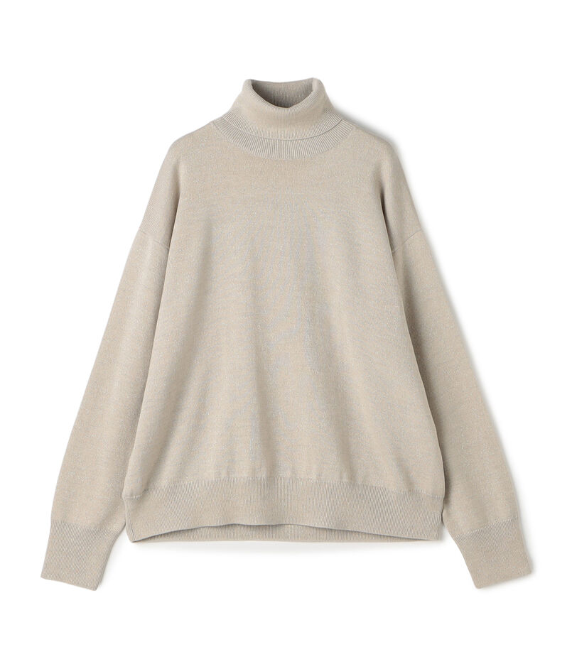ウーステッドウール タートルネックプルオーバー