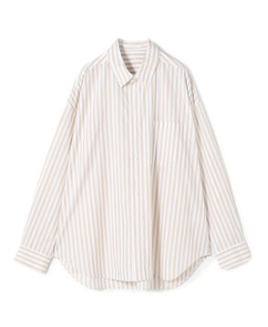 コットンタイプライター ワイドバランスシャツ
