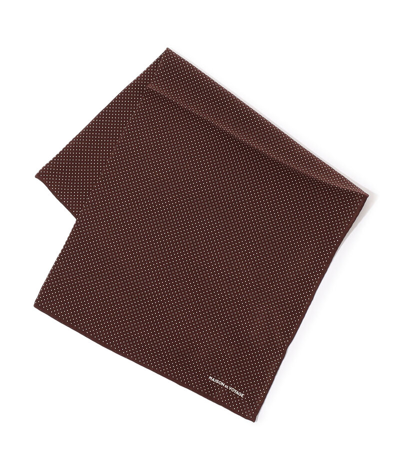 MAISON et VOYAGE シルク 1mmドット スカーフ