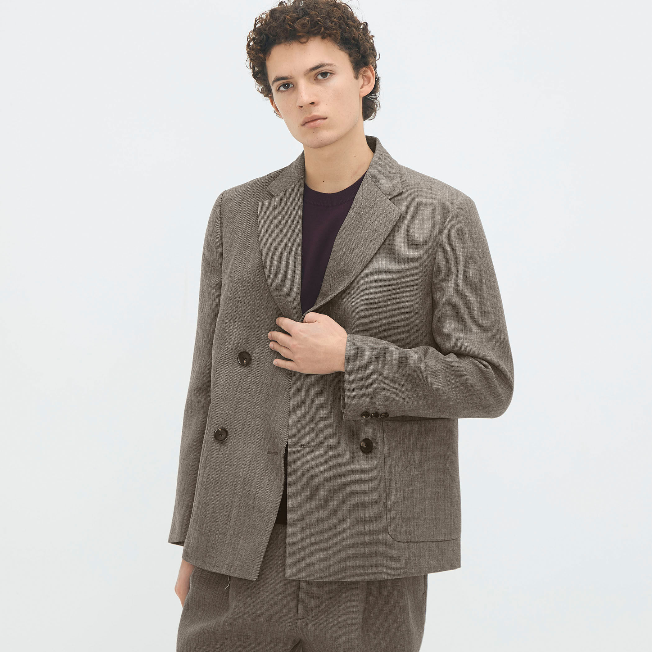 ウールダブルクロス 4ボタンジャケット｜トゥモローランド 公式通販