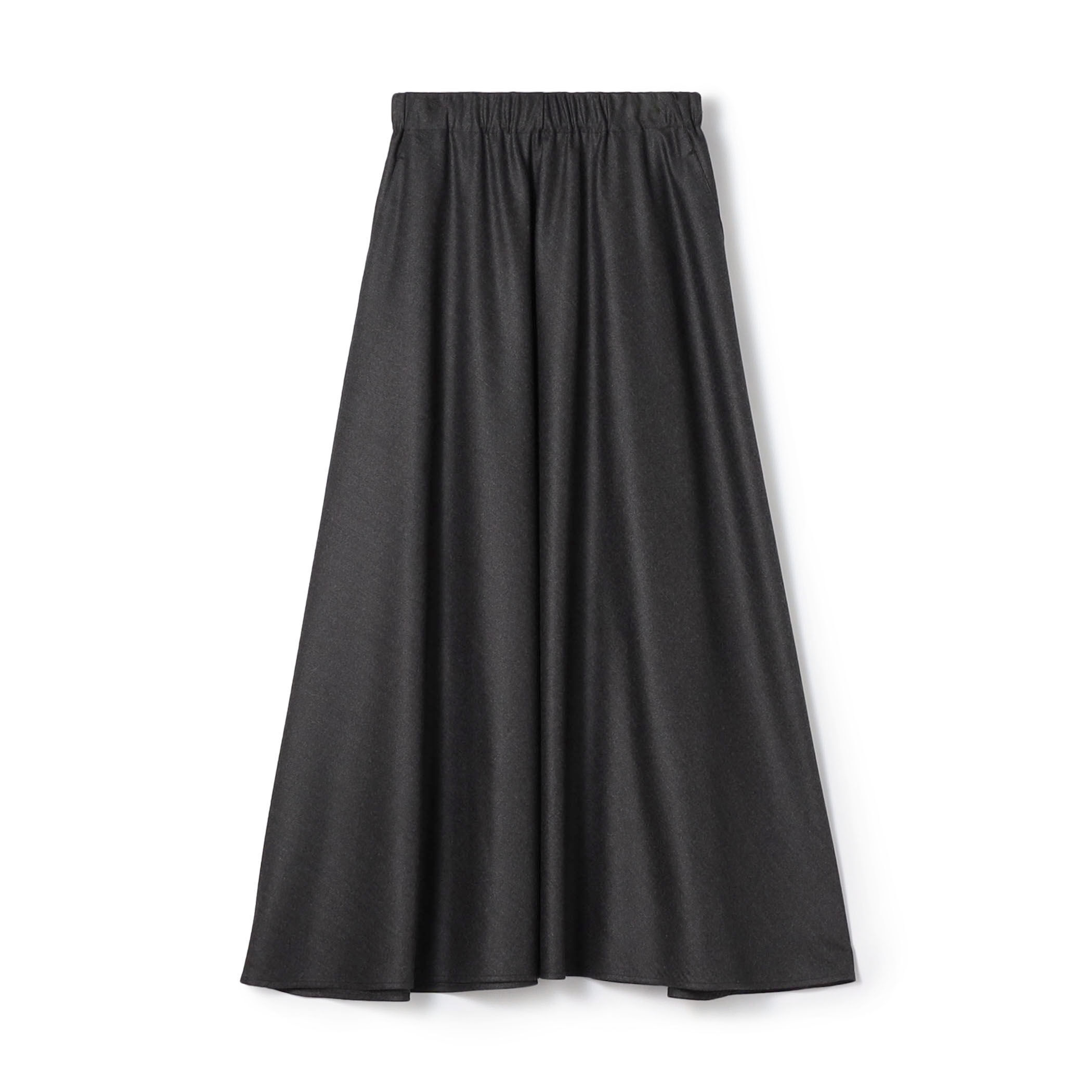 SHE Tokyo charlotte black 36 プリーツ ロング 黒 レディース