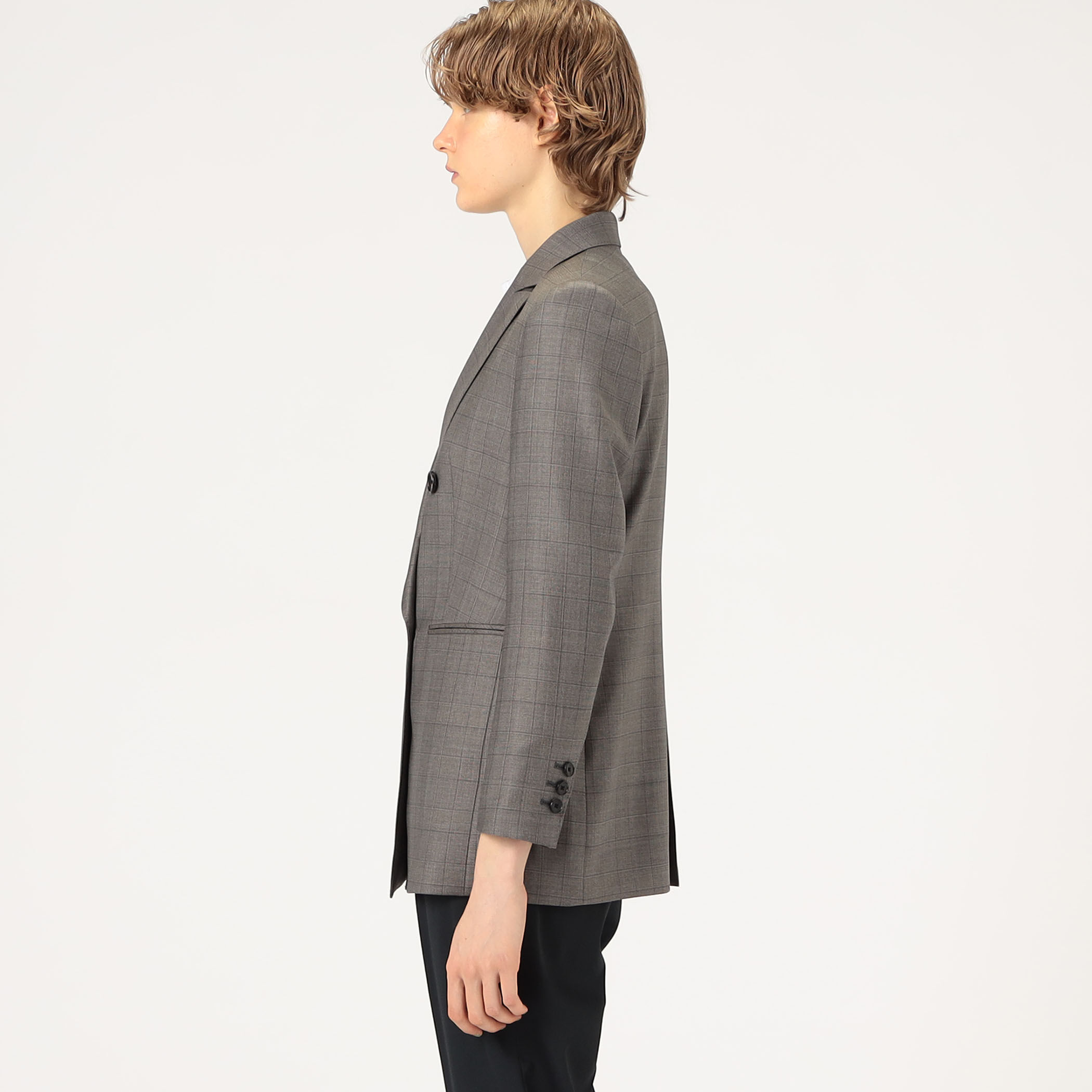 365 GLEN CHECK ダブルブレストジャケット｜トゥモローランド 公式通販