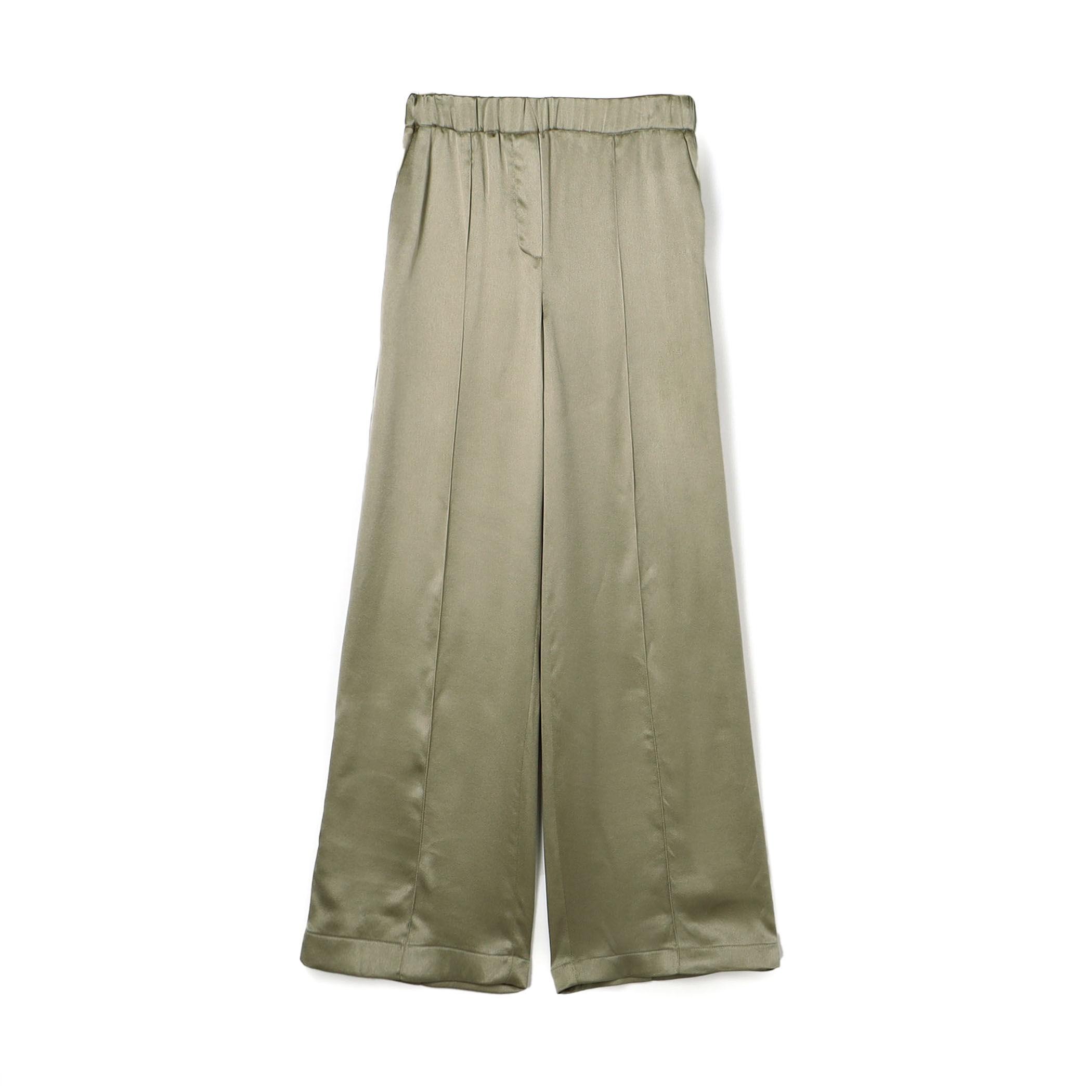 ロエベ　カーキパンツ LOEWE PYJAMA TROUSERS シルク イージーワイドパンツ