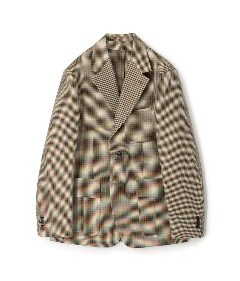 リネンウール ハンティングジャケット DORMEUIL BELFAST