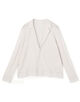 コットンガーゼジャージー テーラードカーディガン