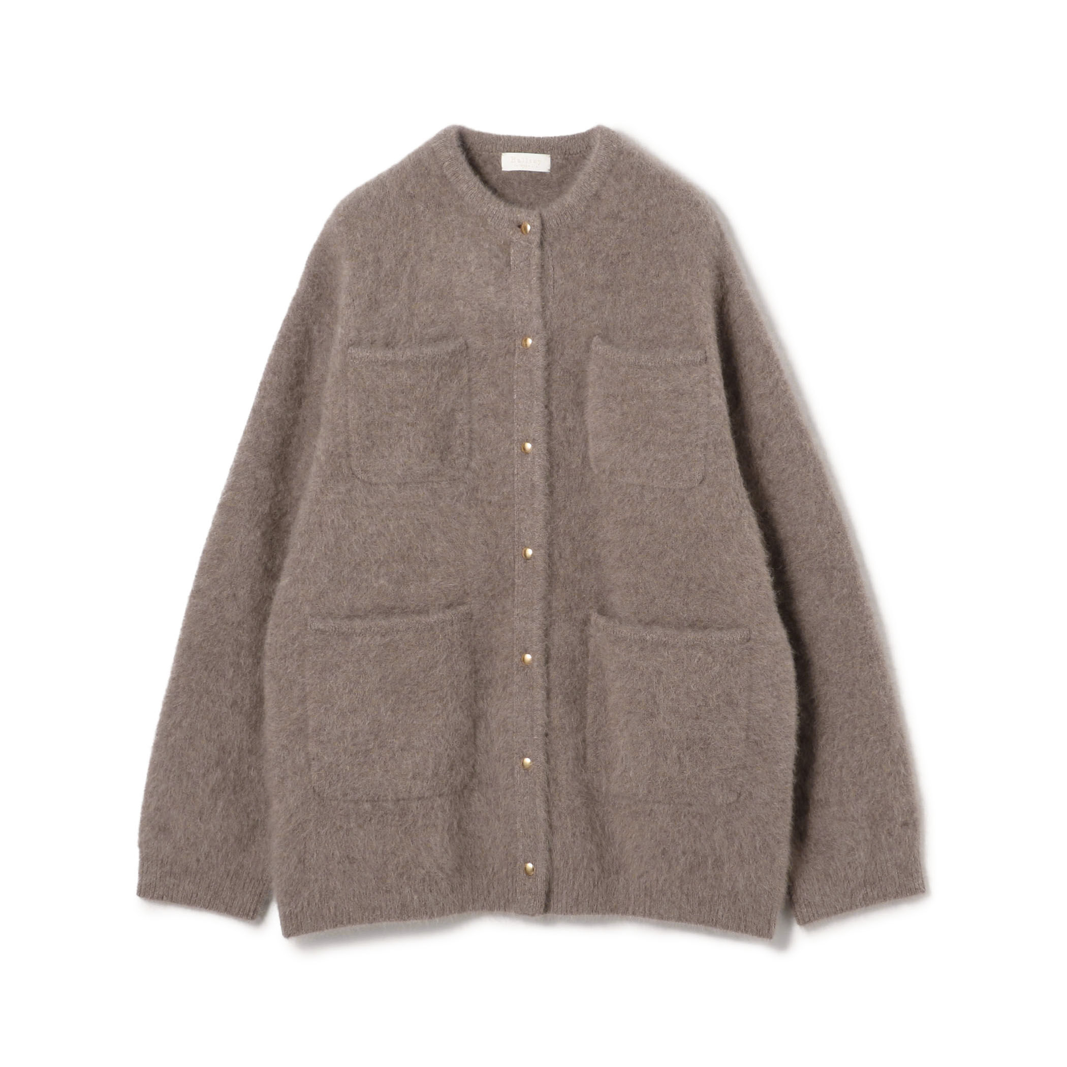 美品♪ボールジィ トゥモローランド アンゴラシャギーカーディガン38 モカ 長袖 美品♪ボールジィ トゥモローランド アンゴラシャギー