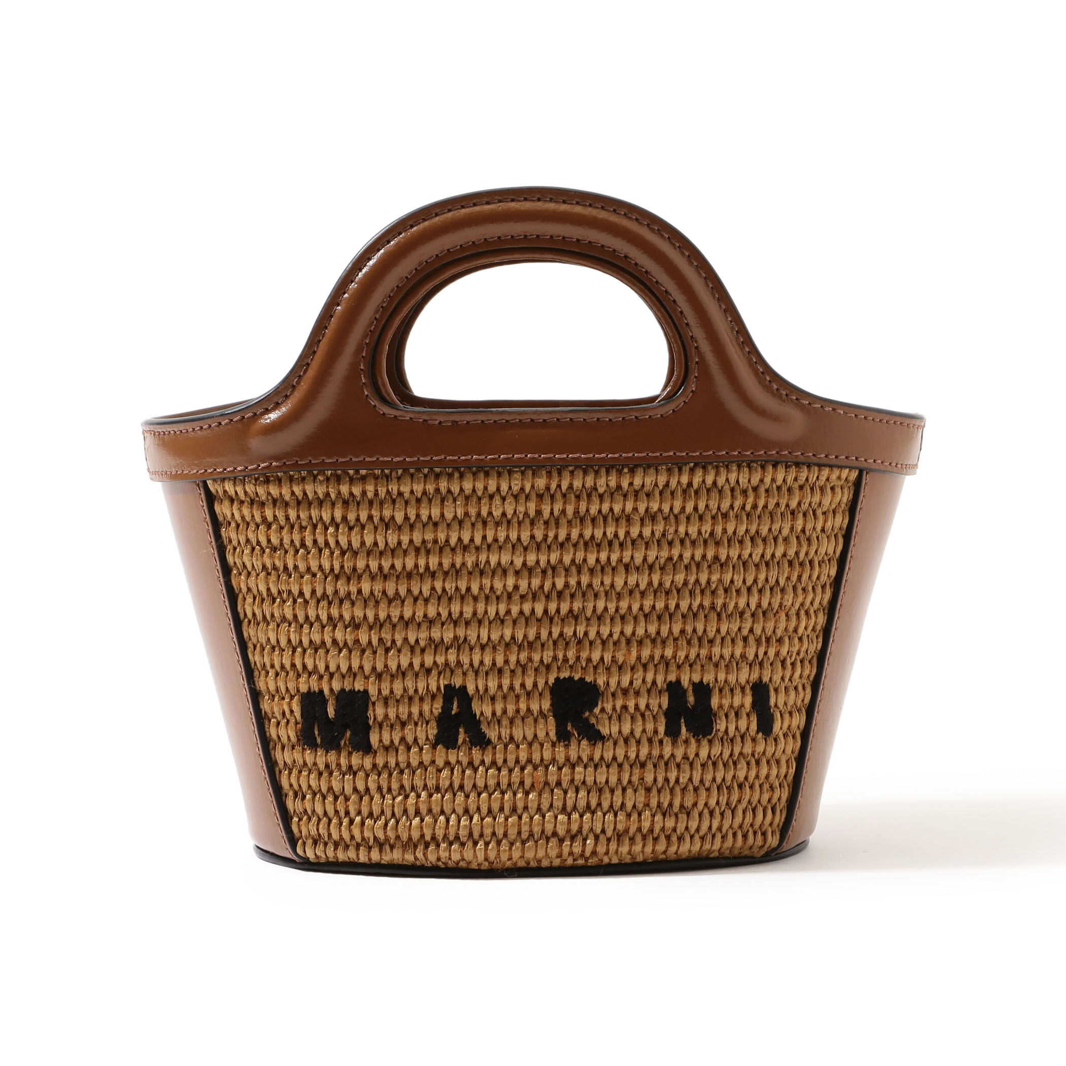 □MARNI TROPICALIA マイクロバスケットバッグ
