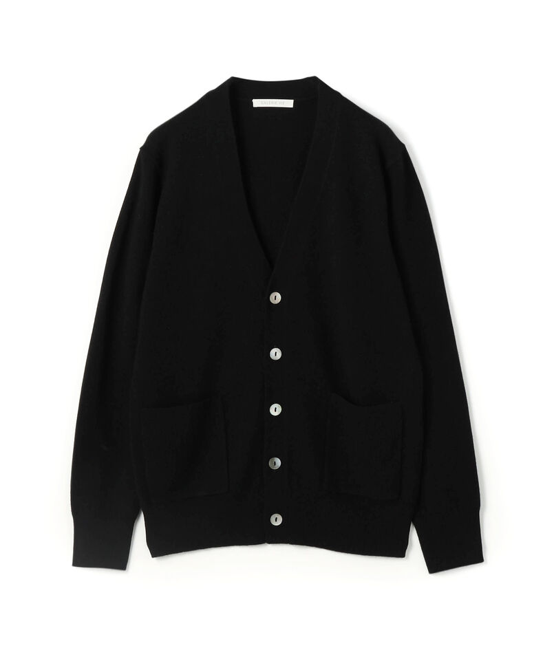 スコットランドカシミヤ Vネックカーディガン