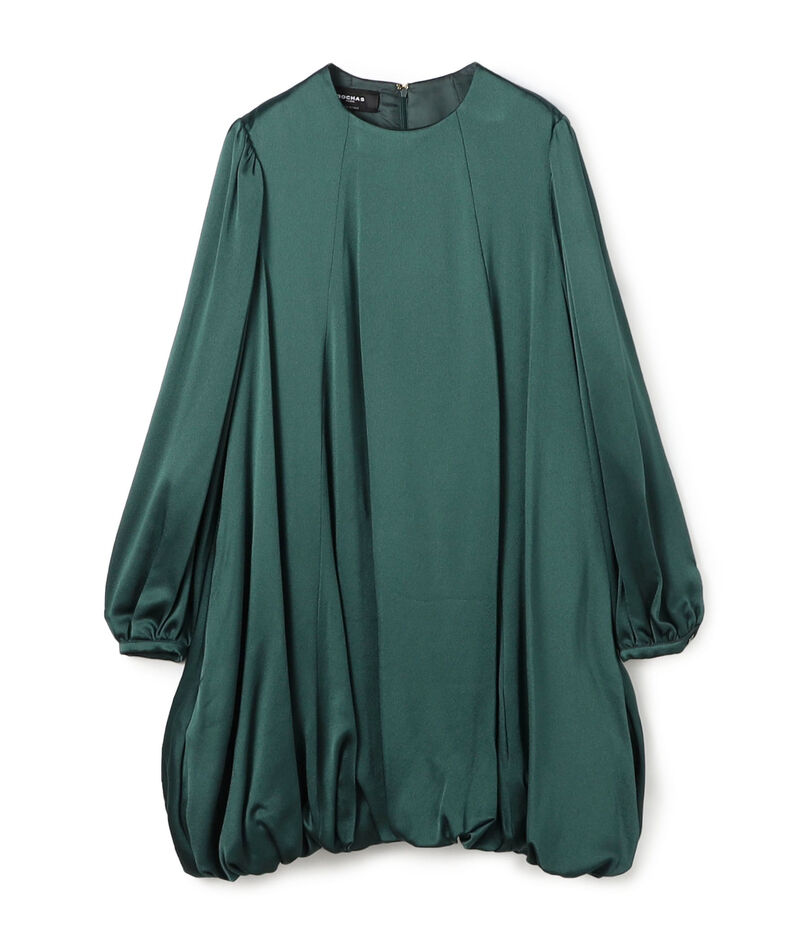 ROCHAS バルーンスリーブドレス