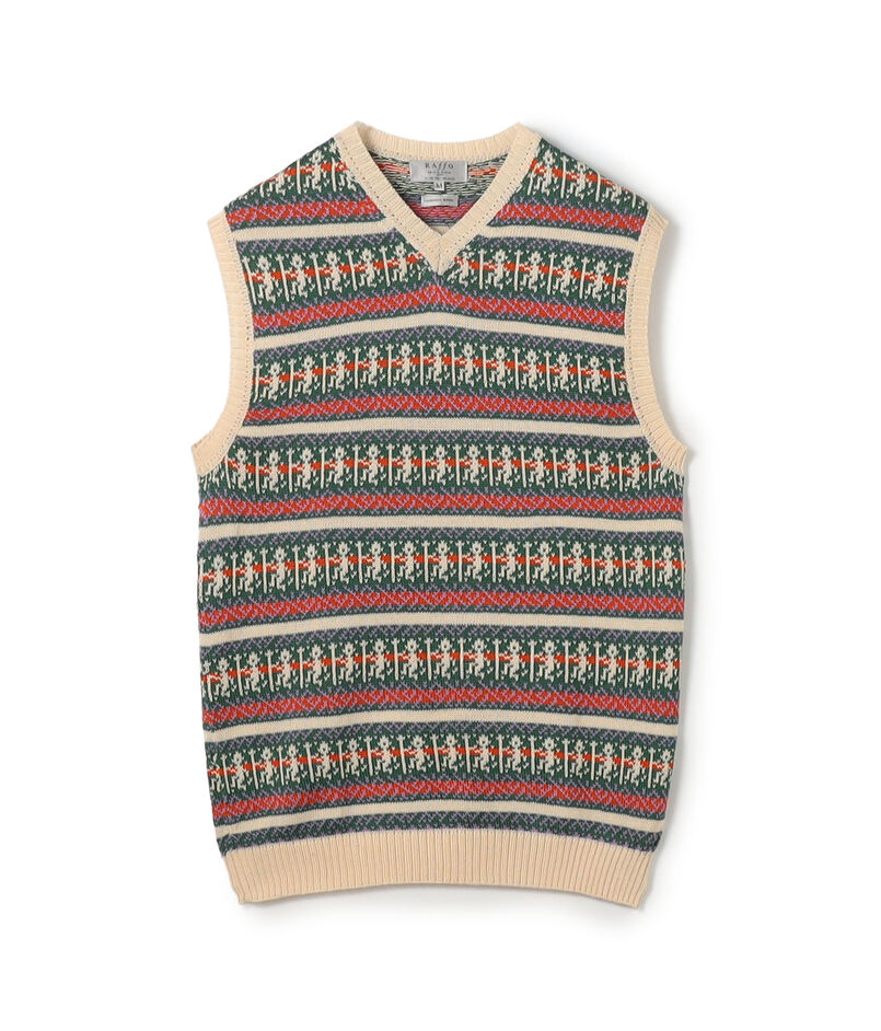 【別注】Raffa Molina コットン ニットベスト