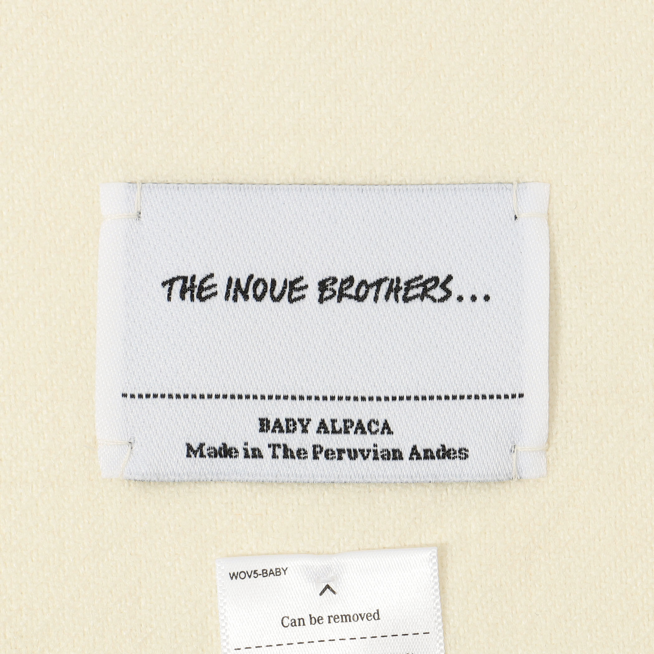 INOUE BROTHERS baby alpaca マフラー 誠実 THE INOUE マフラー アルパカ Scarf Brushed BROTHERS 小物