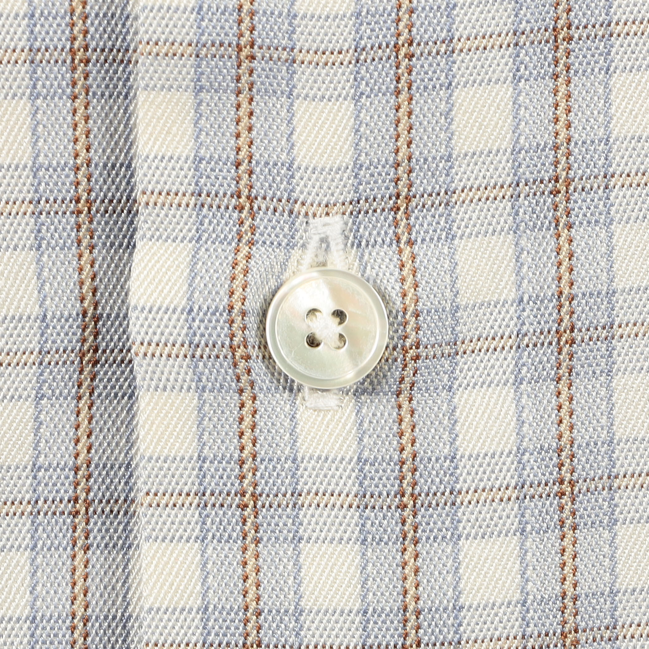 MAATEE&SONS LYAN シルクチェック ロングスリーブシャツ