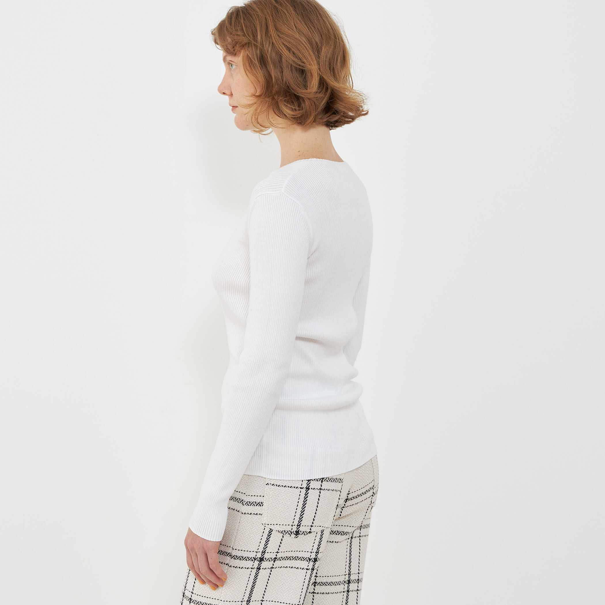 【新品】GALERIE VIE ギザコットンボートネック キャメル ￥18700 美品 GALERIE VIE ギザコットンリブ ボートネックプルオーバー