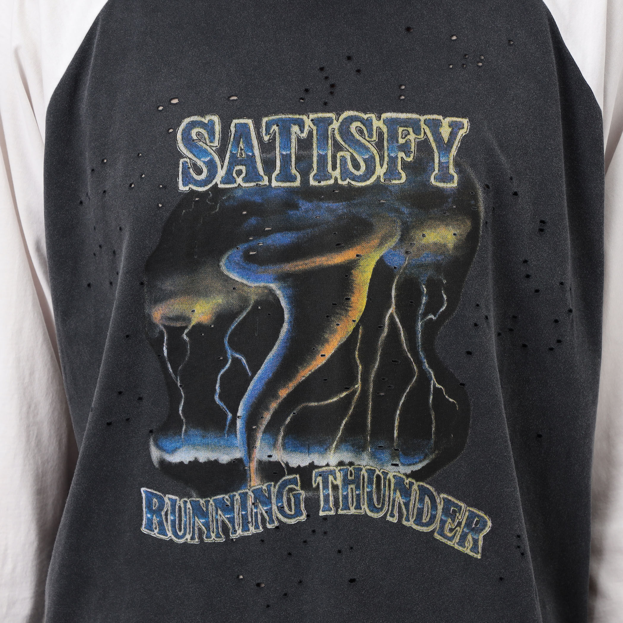 SATISFY MothTech BaseballT フットボールTシャツ｜トゥモローランド