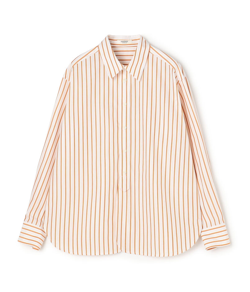 コットンタイプライター レギュラーカラーシャツ