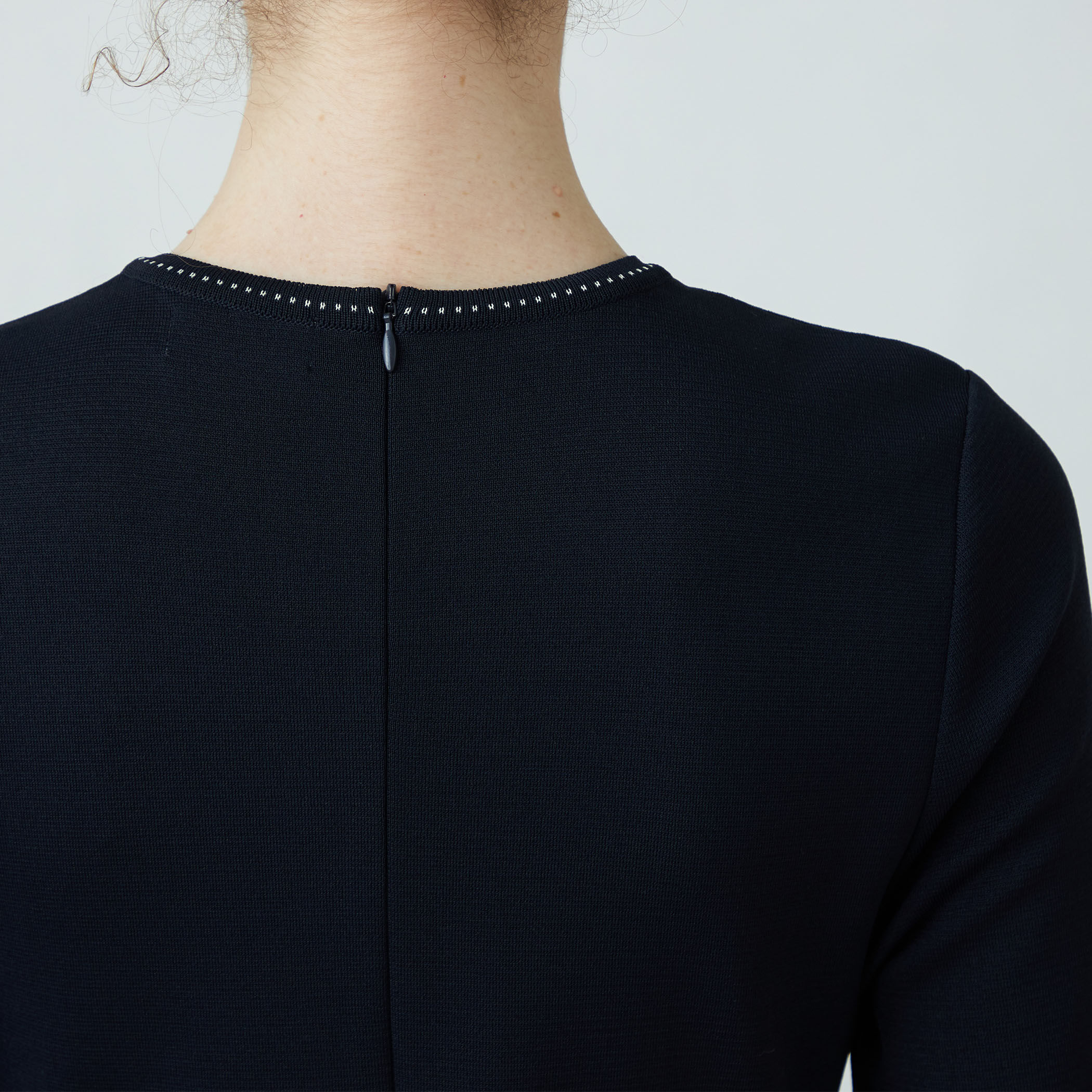 TOMORROWLAND アセテートナイロンミラノリブ ハイウエストワンピース TOMORROWLAND アセテートナイロンミラノリブ ハイウエストワンピース