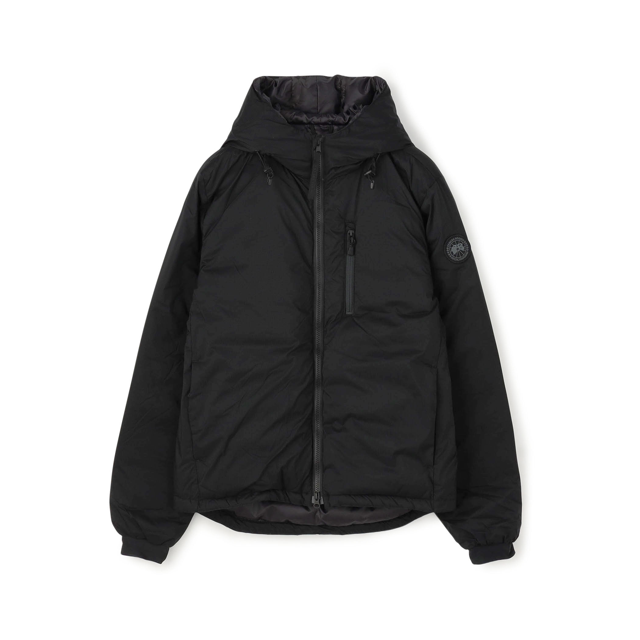 【驚きの値段】 Lodge GOOSE CANADA Hoody ダウンジャケット Label Black ジャケット・アウター