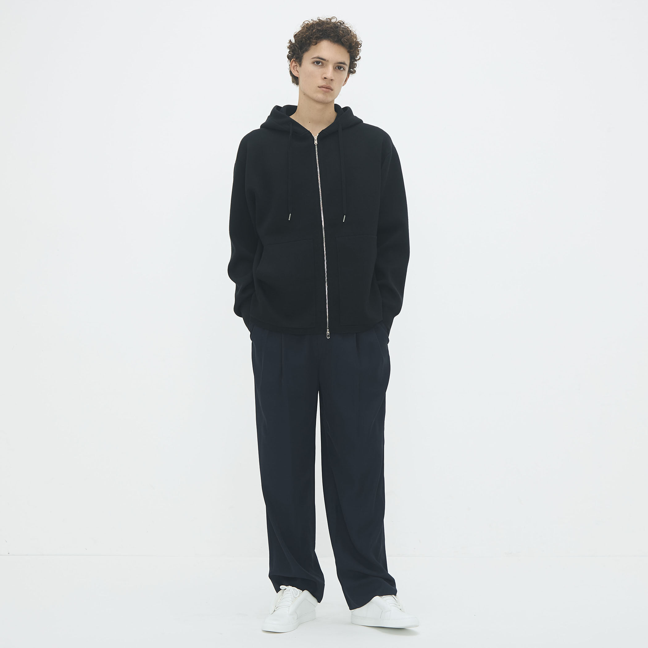 CABaN コットンカシミヤ ジップパーカ｜トゥモローランド 公式通販