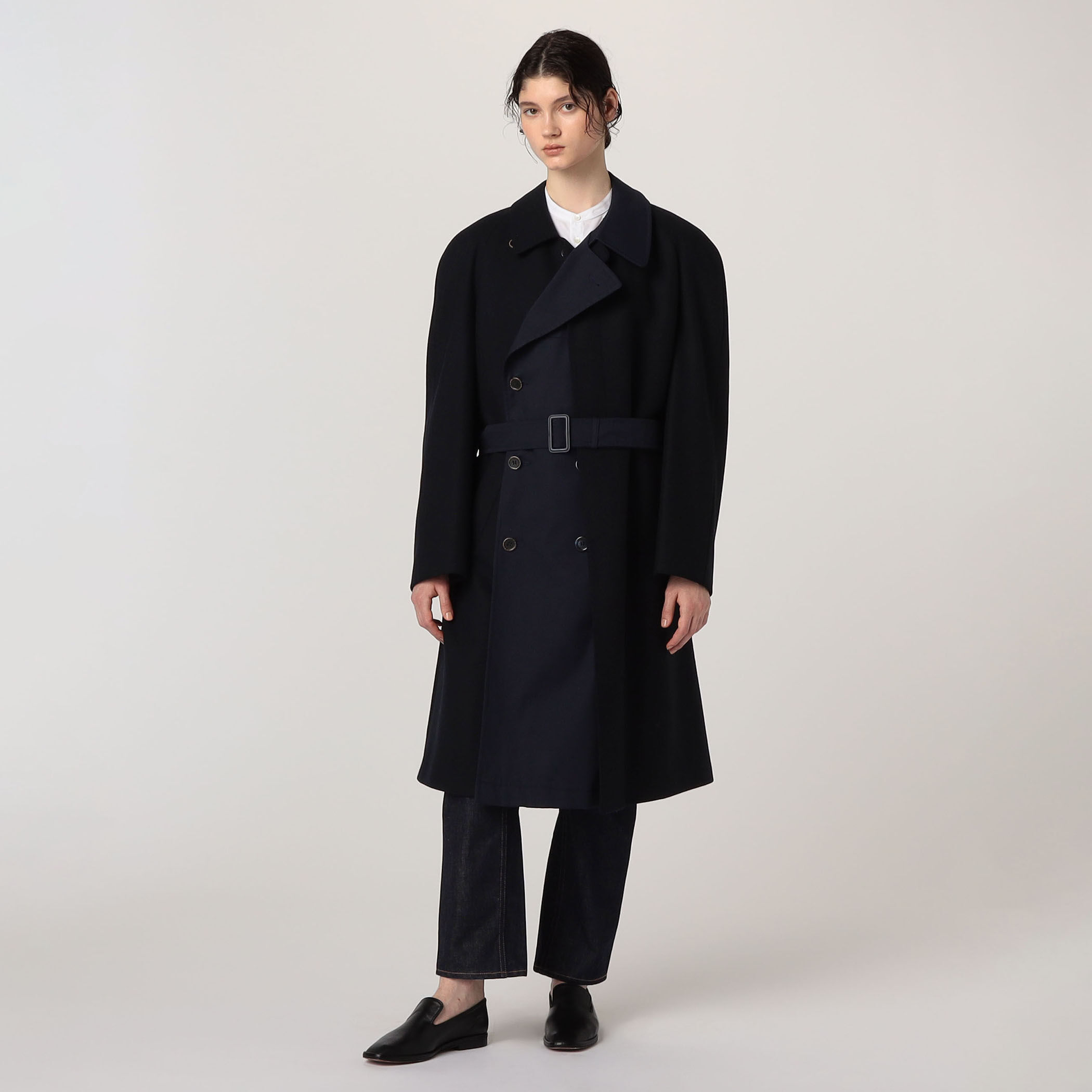 Marina Yee ダークネイビー トレンチコート Mサイズ MARINA YEE NAVY+NAVY Imper|トゥモローランド 公式通販