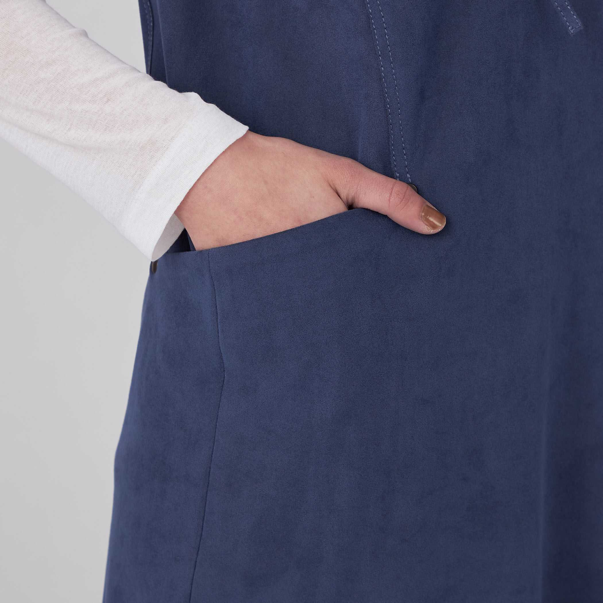 スエードライク ジレワンピース｜トゥモローランド 公式通販