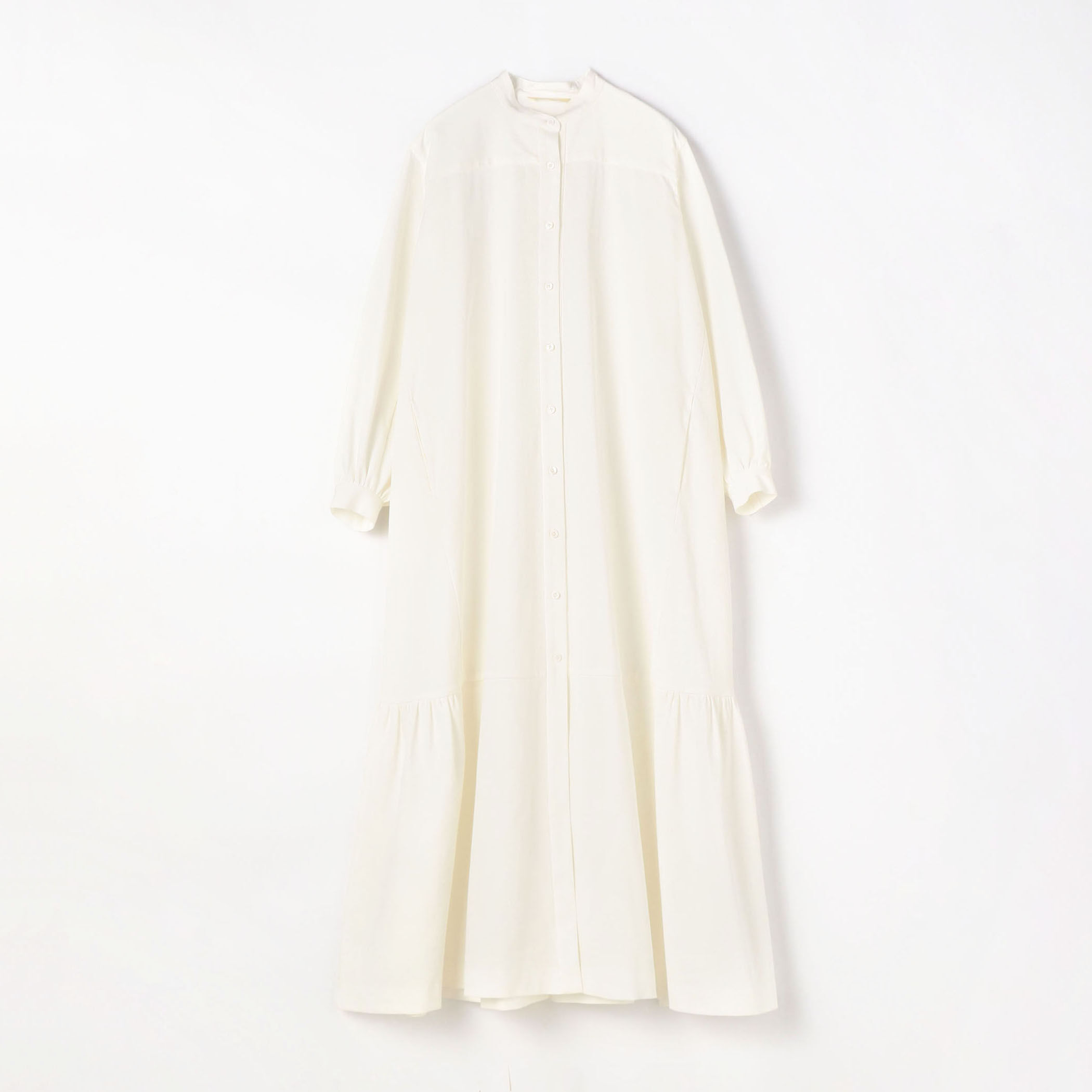 □コットンピケ シャツドレス｜トゥモローランド 公式通販