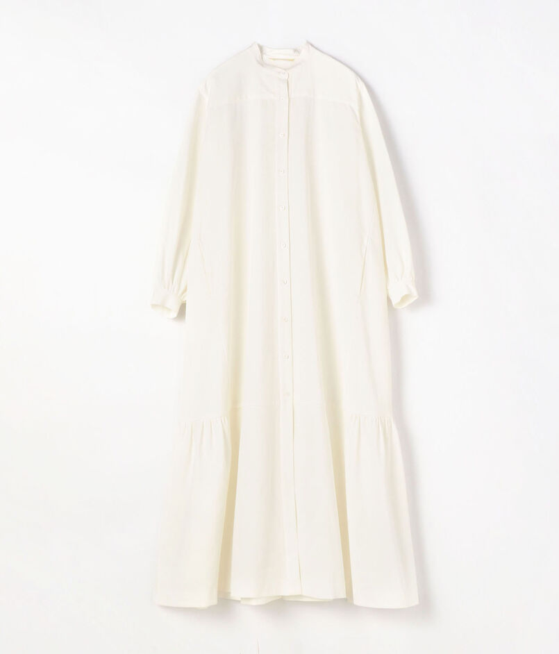 〈MORE10%OFF対象〉■コットンピケ シャツドレス