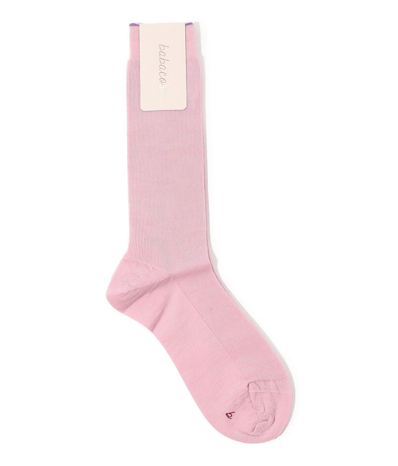 babaco Wool Fine Ribbed Socks