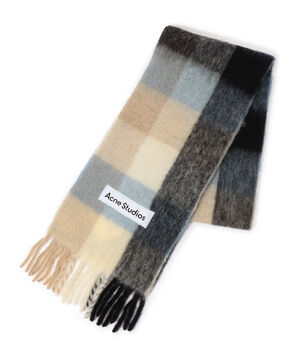 Acne Studios モヘヤチェックスカーフ